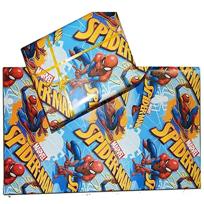 Spiderman Theme Gift Wrapping Paper