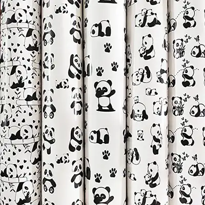 Panda Printed Gift Wrapping Paper