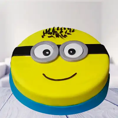 Minion Smile Cake