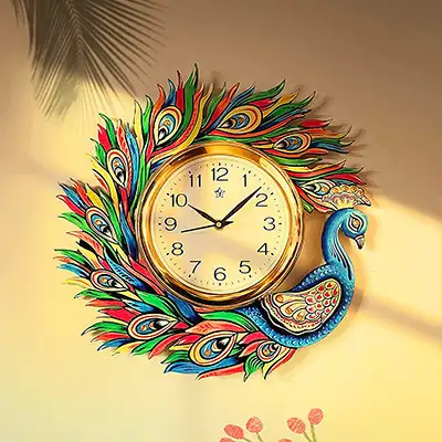 Peacock Designer Wall Clock