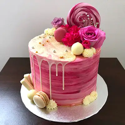 Pink Lollipop Cake