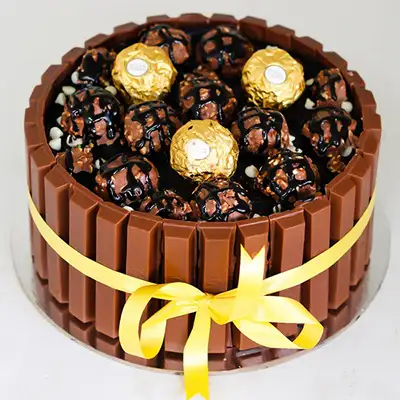 Ferrero Rocher Kit Kat Cake