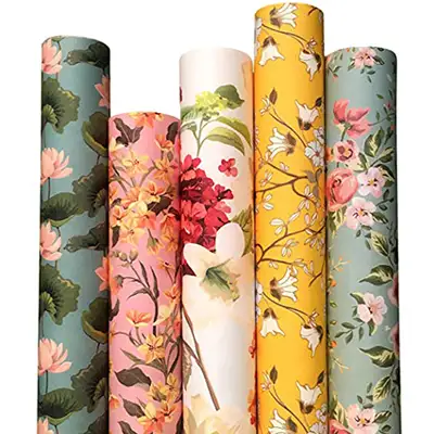 Floral Design Gift Wrapping Paper