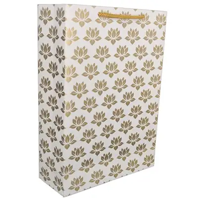 Lotus Design Paper Gift Bag