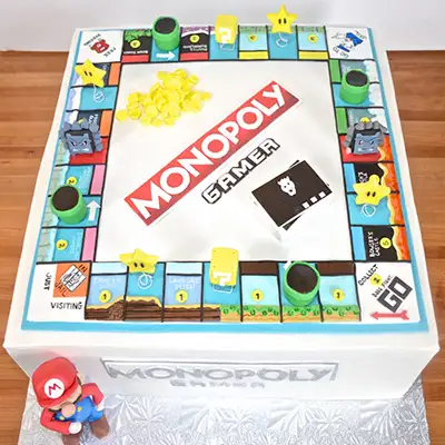 Monopoly Game Cake