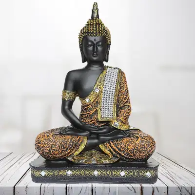 Polyresin Sitting Budha Ido
