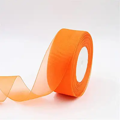 Tangerine Color Ribbon Set