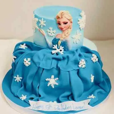 Frozen Birthday Cake for Daughter