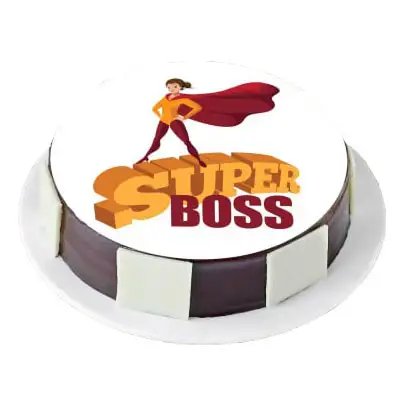 Super Boss Birthday Cake