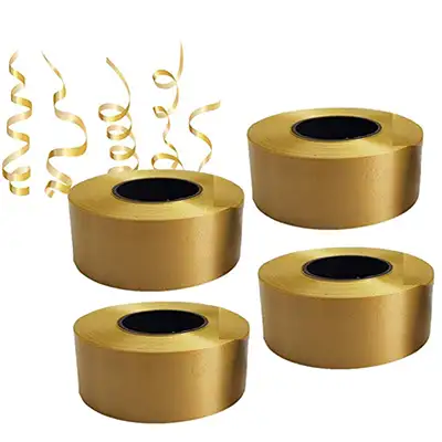 Golden Gift Packing Ribbon