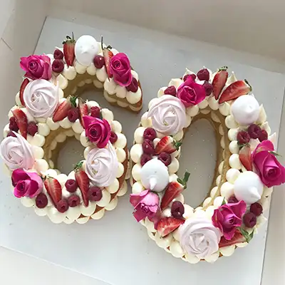 Number Cake | 60th birthday cakes, 60th birthday cake for ladies, 60th  birthday cake for mom