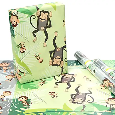Monkey Gift Wrapping Paper