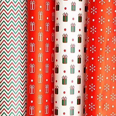 Pack of 8 Gift Wrapping Paper