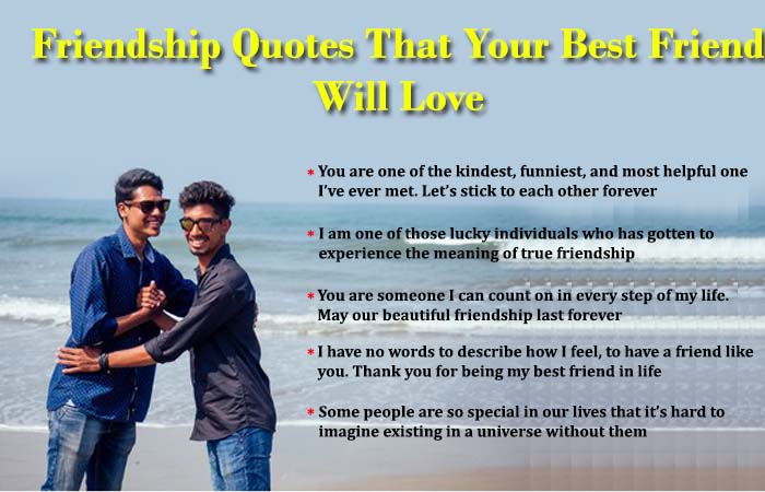 nice quotes about friendship and love