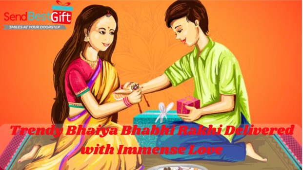 Trendy Bhaiya Bhabhi Rakhi Delivered with Immense Love