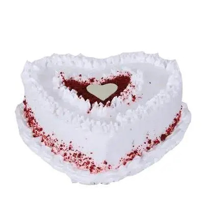 Red Velvet Cream Heart Cake Online Delivery In India Buy Red Velvet Cream Heart Cake Online Sendbestgift