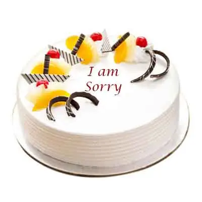 Order Sweet Sorry Cake Online, Price Rs.999 | FlowerAura