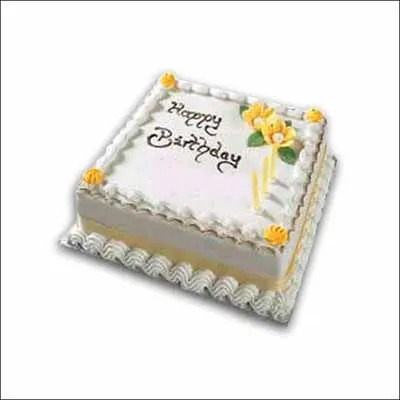 Multi Flower Vanilla Cake