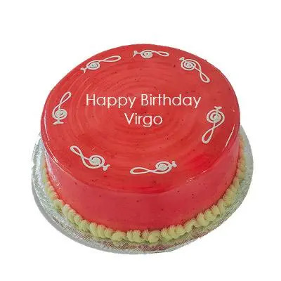 Buy Send Virgo Strawberry Cake Online In India Same Day