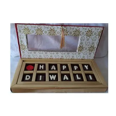 Send superb diwali chocolates thali to Delhi, Free Delivery -  DelhiOnlineFlorists