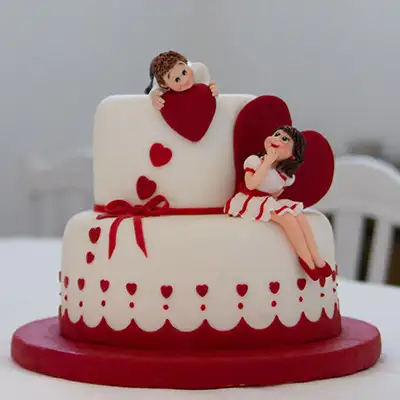 Send Romantic Happy Birthday Cake for Wife | Cake for Wife Online