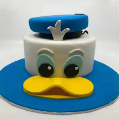 You'll Go Quackers Over This Gorgeous Donald Duck Cake - Between The Pages  Blog