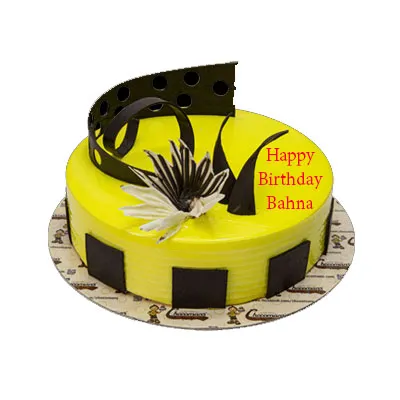 Birthday Cake For Sister Name With Photo Frame Wishes Pictures Create Free