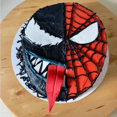 Venom Marvel Movie Cake - Eve's Cakes