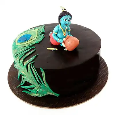 Order Krishna Janmashtami Cake [Save 10%] | FaridabadCake
