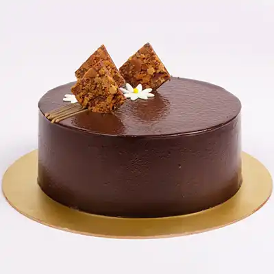 Belgian Chocolate Biscuit Cake With Photo/Image - Dinkins Bakery